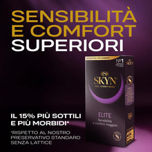 Carica l'immagine nel visualizzatore di Gallery, Skyn Elite Preservativi Ultrasottili Senza Lattice in Poliisoprene - 6 Profilattici