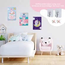 Carica l'immagine nel visualizzatore di Gallery, BONNYCO Dipingere Con I Numeri Bambini Unicorno, 3 Pezzi Tele Unicorno Bambina Regalo, Kit Lavoretti Creativi per Bambini, Paint by Numbers | Idee Regalo Bambina Bambino, Giochi Bambina Unicorno
