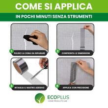 Carica l'immagine nel visualizzatore di Gallery, Nastro Riparazione Zanzariere in Fibra di Vetro – Nastro ripara Zanzariera Adesivo – Resistente a umidità, caldo, freddo
