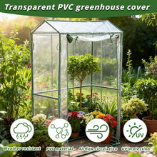 Carica l'immagine nel visualizzatore di Gallery, Chiaro PVC Piccolo Copertura della Casa, 100x50x150cm, Serra da Giardino, Serra da Balcone, per Prevenire Danni alle Pia