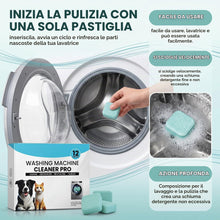 Carica l'immagine nel visualizzatore di Gallery, 12 Pezzi Drum Cura Lavatrice, Pastiglie per Pulizia Lavatrice Peli Detergente, Animali, Pastiglie Lavaggio Carica Fronta