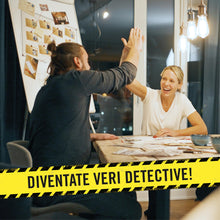 Carica l'immagine nel visualizzatore di Gallery, Hidden Games Luogo del Reato - Morte di un Re - Italiana - Il nostro caso di principianti - FSK16, gioco realistico della scena del crimine, gioco emozionante del detective, gioco della stanza di fuga