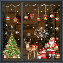 Carica l'immagine nel visualizzatore di Gallery, Edonkvi Adesivi Natalizi per Finestre 86 Pezzi, Vetrofanie Natalizie Grandi Decorazioni Natale Casa, Riutilizzabili Fiocchi di Neve Stickers Decalcomanie per Addobbi Vetrine Negozio Ufficio Porte