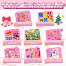 Carica l'immagine nel visualizzatore di Gallery, ZOOI Busy Board Montessori 1 Anno, Inglese Libro Montessori Interattivo