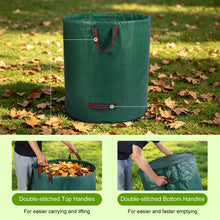 Carica l'immagine nel visualizzatore di Gallery, 3 Sacchi da Giardinaggio 272L, Borse per Rifiuti da Giardino in PP 150g/m²