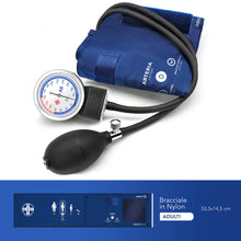 Carica l'immagine nel visualizzatore di Gallery, AIESI® Sfigmomanometro Manuale Professionale aneroide per adulti senza stetoscopio PRECISION A5, Garanzia Italia 24 mesi