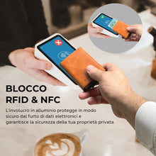 Carica l'immagine nel visualizzatore di Gallery, DYKANBO Portatessere Uomo Tascabile - Portacarte Uomo Slim Portafoglio Slim Uomo - Portafoglio Uomo Slim con Portamonete - Portacarte di Credito da Uomo - Porta Tessere Uomo RFID