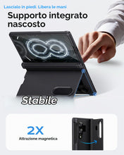 Carica l'immagine nel visualizzatore di Gallery, Cover per Samsung Galaxy Z Fold 8 con Supporto, 2026, Nero