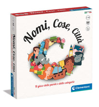 Carica l&#39;immagine nel visualizzatore di Gallery, Clementoni - Nomi Cose e Città, Gioco da Tavolo con 29 Carte Categoria, per Bambini dai 7 Anni in Su e Tutta la Famiglia, 2-6 Giocatori, Idea Regalo Made in Italy, Lingua Italiana, 16634