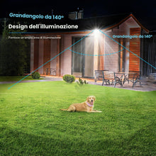 Carica l'immagine nel visualizzatore di Gallery, 100W Faretto LED per esterni, 10000LM super luminoso, Faretto per esterni bianco freddo 6500K, impermeabile IP66 per cor