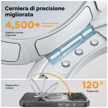 Carica l'immagine nel visualizzatore di Gallery, SURPHY Cover per iPhone 18 Pro Max/17 Pro Max con Supporto,Trasparente