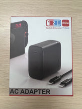 Carica l'immagine nel visualizzatore di Gallery, Caricabatterie CA CloudValley da 65 W per Nintendo Switch 2, supporta la modalità TV, con spina e cavo da 5 piedi, ricar