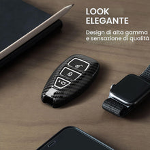 Carica l'immagine nel visualizzatore di Gallery, kwmobile Custodia Copri Chiave Compatibile con Ford con 3 tasti Keyless Go - Cover Coprichiave Telecomando Auto in Plast