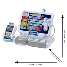Carica l'immagine nel visualizzatore di Gallery, Theo Klein 9324 Registratore di Cassa con Tablet, con Suoni e Tablet Rimovibile, terminale POS con Funzione Meccanica, Scanner e Soldi Giocattolo I Giocattoli per Bambini dai 3 Anni in su