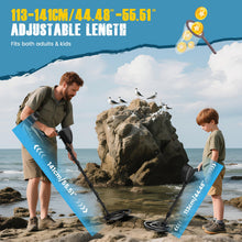 Carica l'immagine nel visualizzatore di Gallery, Metal Detector Per Bambini Adulti, Metal Detector Con 5 Modalità Di Rilevamento Con Bobina Di Ricerca Impermeabile, Lunghezza, Sensibilità E Suono Regolabili Tutte Le Modalità Metallo/Disc/PP-Modi