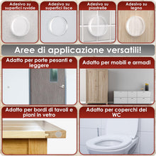 Carica l'immagine nel visualizzatore di Gallery, WEIDEBACH® 6x discreto fermaporta maniglia trasparente