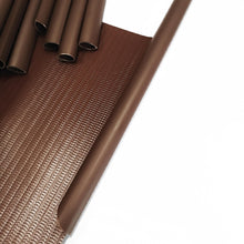 Carica l'immagine nel visualizzatore di Gallery, TENAX Twist 0,19 x 35 m Marrone, Strisce Frangivista in PVC con 25 Clip, Privacy Decorativa per Recinzioni a Pannelli, C