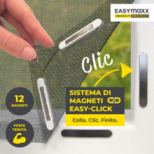 Carica l'immagine nel visualizzatore di Gallery, EASYmaxx Zanzariera per finestre con Magic Click | Tagliata individualmente su misura per tutte le finestre fino a 150 x