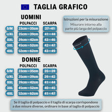 Carica l'immagine nel visualizzatore di Gallery, 360 Relief Calze Compressione Graduata Donna e Uomo, Calze Elastiche