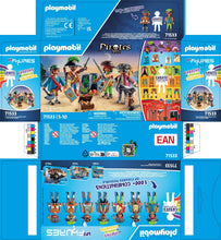Carica l'immagine nel visualizzatore di Gallery, PLAYMOBIL Pirates 71533 MyFigures: Pirati, Montaggio Creativo di Personaggi Pirati Personalizzati, Incluso Mappa del Tes