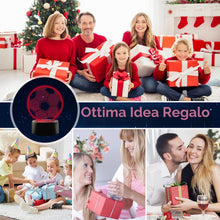 Carica l'immagine nel visualizzatore di Gallery, Lampada da notte a LED 3D, Calcio Lampada Notturna 3D Visiva