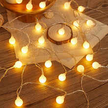 Carica l'immagine nel visualizzatore di Gallery, ENLACE Catena luminosa a LED USB, 3 metri, 20 sfere, luce bianca calda, luce fissa