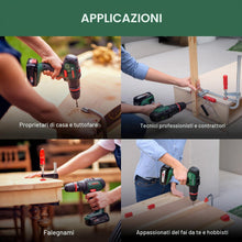 Carica l'immagine nel visualizzatore di Gallery, Bosch Set da 34 Pezzi di punte e bit avvitamento in titanio X-Line (per legno, pietra e metallo, accessori trapano)