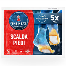 Carica l'immagine nel visualizzatore di Gallery, THE HEAT COMPANY Scaldapiedi - 5, 15 o 40 Paia - Extra Caldo - Adesivo - Scaldini per Piedi - 8 Ore Piedi Caldi - Pronti