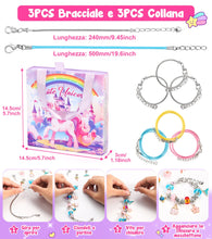 Carica l'immagine nel visualizzatore di Gallery, Tomylv Kit per Fare Braccialetti, Regalo Bambina 7 Anni Crea Braccialetti Bambina Braccialetti Bambina Kit Braccialetti Fai Da Te Bambina Giochi Bambina 5-12 Anni Femmina Idee Regalo Natale Regalo