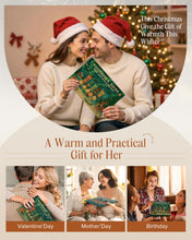 Carica l'immagine nel visualizzatore di Gallery, Regalo Natale Calze Termiche Donna: Regali di Natale per Lei Originali Utili Accessori Regalini Natalizi per Mamma Famiglia Colleghe Amiche Anziana, Calze Calde Donna Invernali Termiche Lana Imbottite