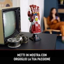 Carica l&#39;immagine nel visualizzatore di Gallery, LEGO Marvel Guanto dell&#39;Infinito di Iron Man, Idea Regalo per Adulti, Uomo o Donna Fan dei Supereroi, Modellino da Costruire con Gemme dell&#39;Infinito, Set Film Avengers: Endgame 76223