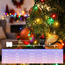 Carica l'immagine nel visualizzatore di Gallery, Catena luminosa con timer batteria per interni ed esterni, catena luminosa a batteria, 8 modalità, ideale per Natale, Ha