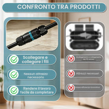 Carica l'immagine nel visualizzatore di Gallery, 4 Pezzi Connettori Elettrici per Cavi Esterni IP68,Scatola di Giunzione Impermeabile Ø5-12 mm,manicotto di collegamento 