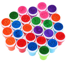 Carica l&#39;immagine nel visualizzatore di Gallery, Faburo 26Pz Timbri Bambini Sigillo Animale, Cartoni Animati Kit Set di Strumenti Auto Inchiostrazione Timbri, Regali per Feste per Bambini