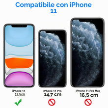 Carica l'immagine nel visualizzatore di Gallery, JETech Cover Portafoglio per iPhone 11, Nero