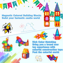 Carica l'immagine nel visualizzatore di Gallery, 70Pcs Giocattoli da Costruzione Magnetici, Set di Costruzioni Giocattolo Magnetiche, Giocattoli Educativi da Costruzione