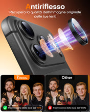 Carica l'immagine nel visualizzatore di Gallery, TOCOL Protezione Fotocamera per iPhone 18 Pro, iPhone 18 Pro Max, Nero