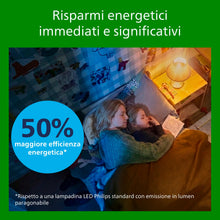 Carica l'immagine nel visualizzatore di Gallery, PHILIPS Ultra Efficient - Ultra energy saving lights, E27 LED light source, 60W, A60, cool white, pack of 1, clear