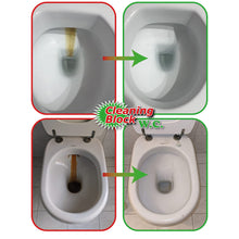 Carica l'immagine nel visualizzatore di Gallery, Cleaning Block WC 10008Ei - Confezione da 4 stick per rimuovere macchie di calcare, incrostazioni e altra sporcizia incrostata su water, lavandini, vasche da bagno e altre superfici del bagno