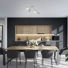 Carica l'immagine nel visualizzatore di Gallery, B.K.Licht Plafoniera LED Soffitto moderna, 605x105 mm, 5W 400Lm, Faretti da soffitto, Lampadario Cucina, luce bianca 300