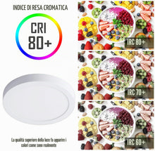 Carica l'immagine nel visualizzatore di Gallery, CLAR HYBEC - Lampade Soffitto, Plafoniera LED Esterno, Lampadario Bagno, Plafoniere a LED, Lampada Soffitto LED, Lampada