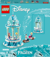 Carica l&#39;immagine nel visualizzatore di Gallery, LEGO Disney Frozen La Giostra Magica di Anna ed Elsa, Giocattolo Ispirato al Castello di Frozen con Micro Bambolina della Principessa e Olaf, Giochi Regalo per Bambini e Bambine dai 6 Anni in su 43218