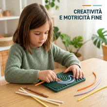 Carica l'immagine nel visualizzatore di Gallery, Twistangle Set Giocattolo Montessori per Bambini, per la Calma e il Relax, Tavola Sensoriale, Giocattolo Antistress e pe