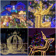Carica l'immagine nel visualizzatore di Gallery, Forever Speed 50M Tubo Luminoso LED Flessibile, Impermeabile 1800 LEDs Per Esterni E Interni, Bianco Caldo, Per Natale, Matrimonio, Giardino, Tetto IP65