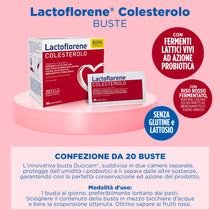 Carica l'immagine nel visualizzatore di Gallery, Lactoflorene Colesterolo, Integratore per il Controllo del Colesterolo, con Monacolina K, Probiotici e Bergamotto, 2 Pac