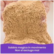 Carica l'immagine nel visualizzatore di Gallery, Kinetic Sand, 5 kg di Sabbia Naturale Marrone per Modellare e Creare, 3+ Anni