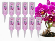 Carica l'immagine nel visualizzatore di Gallery, floraline® Set di 10 fertilizzanti per orchidee, per 10 mesi di splendidi fiori con crescita e fiori sani, applicazione 