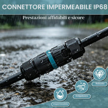 Carica l'immagine nel visualizzatore di Gallery, 4 Pezzi Connettori Elettrici per Cavi Esterni IP68,Scatola di Giunzione Impermeabile Ø5-12 mm,manicotto di collegamento 