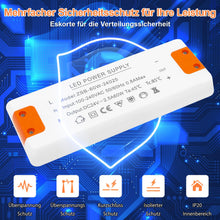 Carica l'immagine nel visualizzatore di Gallery, Alimentatore 24v 2.5A, 60W Trasformatore 220V a 24v, Driver LED AC a DC
