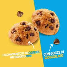 Carica l'immagine nel visualizzatore di Gallery, Oro Ciok Mini Cookies, Mini Biscotto Cookies Ripieno di Gocce di Cioccolato al Latte, Merenda Semplice e Golosa, Fonte N